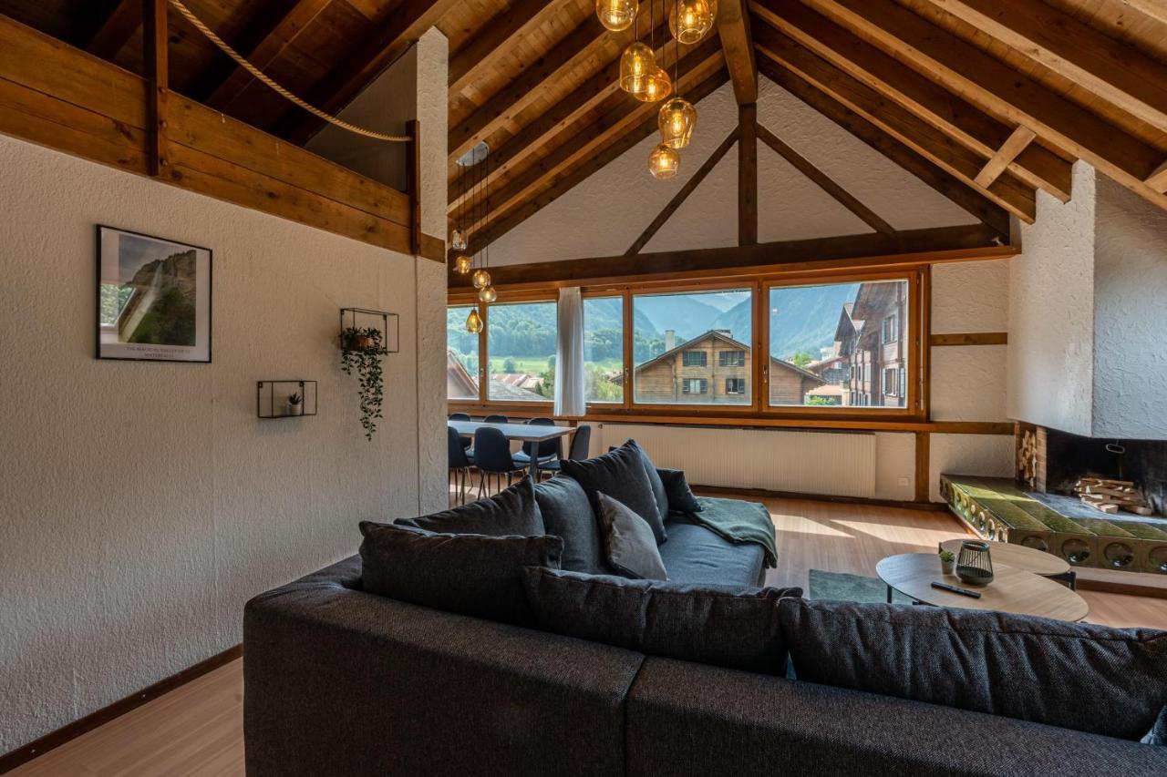 Jungfrau-View Apartment, Terrace & Free Parking Wilderswil Exterior photo